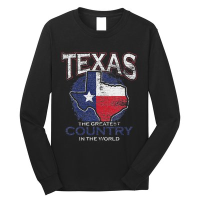 Proud Texan Texas Long Sleeve Shirt