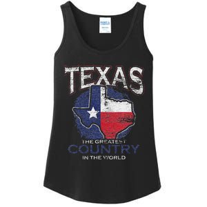 Proud Texan Texas Ladies Essential Tank