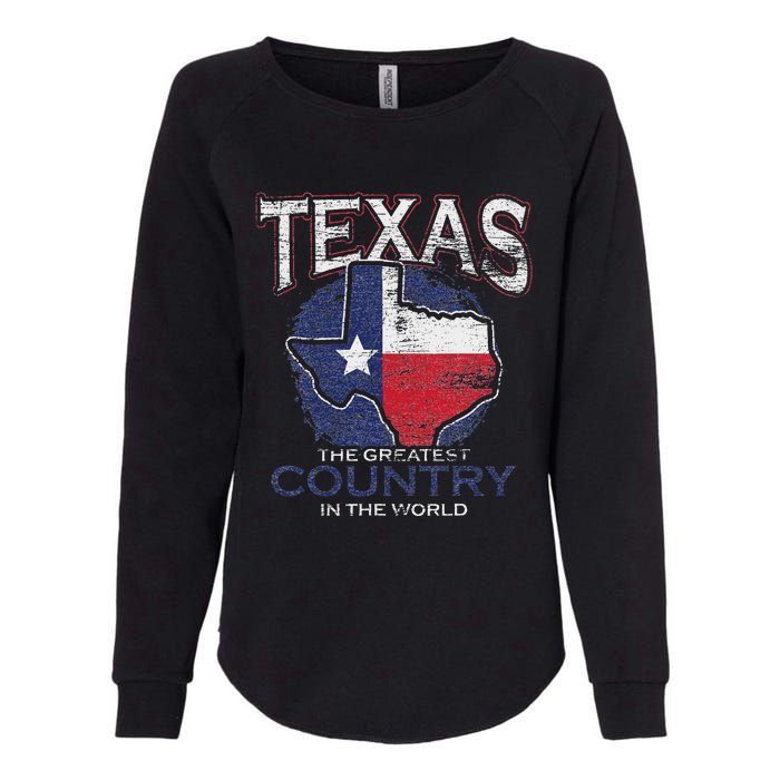 Proud Texan Texas Womens California Wash Sweatshirt