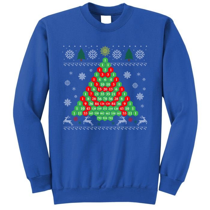 Pascals Triangle Ugly Ugly Christmas Tree Gift Sweatshirt