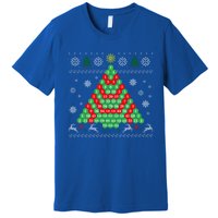 Pascals Triangle Ugly Ugly Christmas Tree Gift Premium T-Shirt