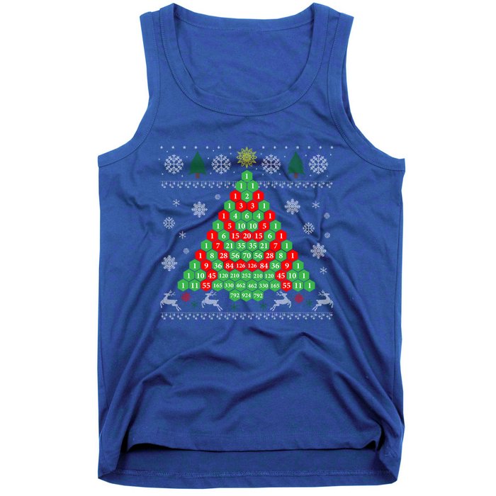 Pascals Triangle Ugly Ugly Christmas Tree Gift Tank Top