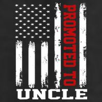 Promoted To Uncle Vintage Flag Soon To Be Uncle Fathers Day Beanie
