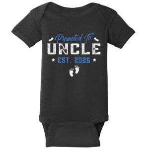 Promoted To Uncle 2025 Present For First Time New Uncle Baby Bodysuit