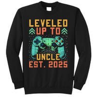 Promoted To Uncle 2025 Leveled Up To Uncle Est 2025 Gaming Sweatshirt