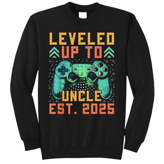 Promoted To Uncle 2025 Leveled Up To Uncle Est 2025 Gaming Sweatshirt