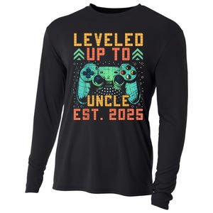 Promoted To Uncle 2025 Leveled Up To Uncle Est 2025 Gaming Cooling Performance Long Sleeve Crew