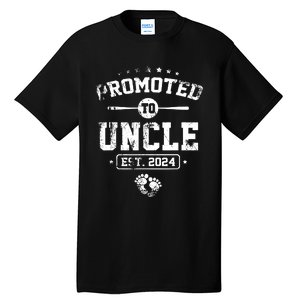 Promoted To Uncle Again 2024 Soon To Be Uncle Again Tall T-Shirt