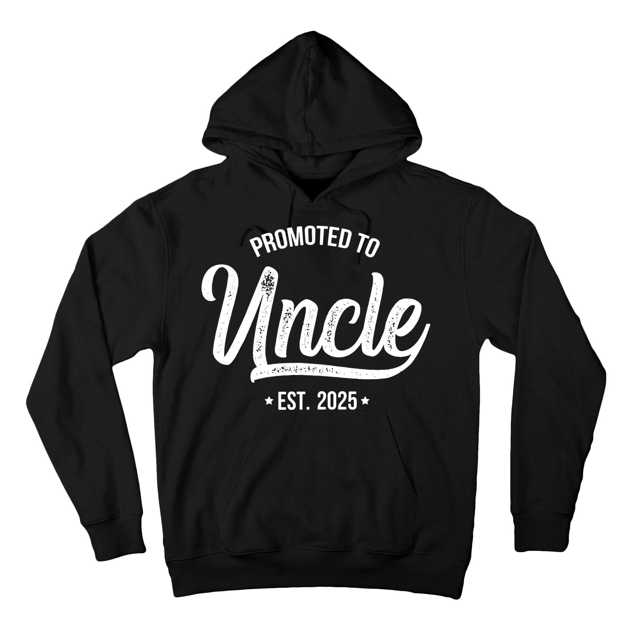 Promoted To Uncle 2025 New Uncle Announcement Uncle Est 2025 Tall Hoodie