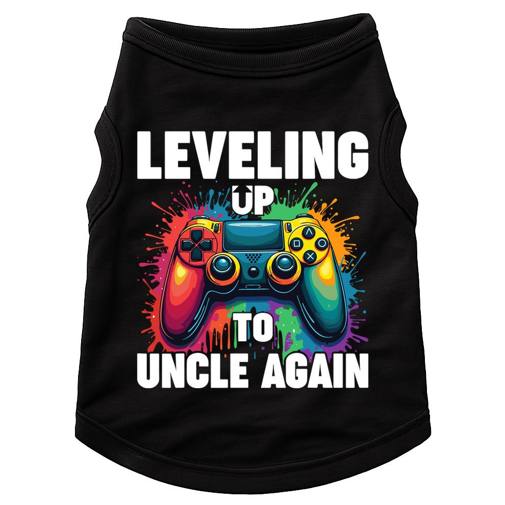 Promoted To Uncle Gender Reveal Leveling Up To Uncle Again Doggie Tank