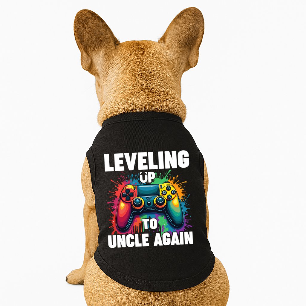 Promoted To Uncle Gender Reveal Leveling Up To Uncle Again Doggie Tank