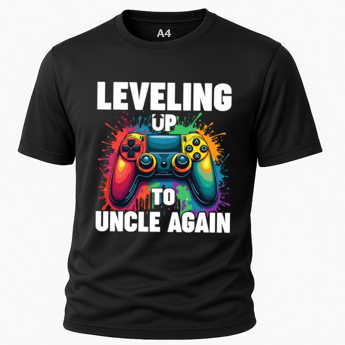 Promoted To Uncle Gender Reveal Leveling Up To Uncle Again Performance Shirt