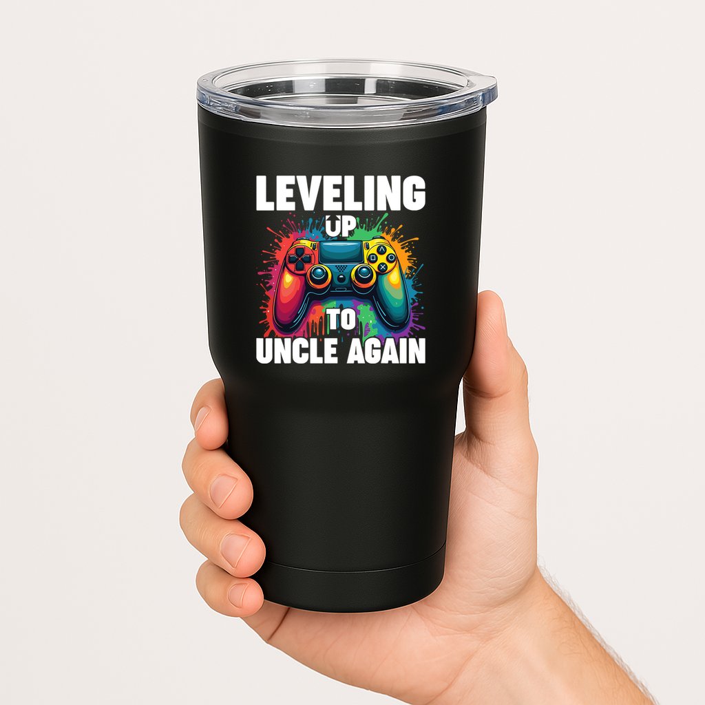 Promoted To Uncle Gender Reveal Leveling Up To Uncle Again Tumbler