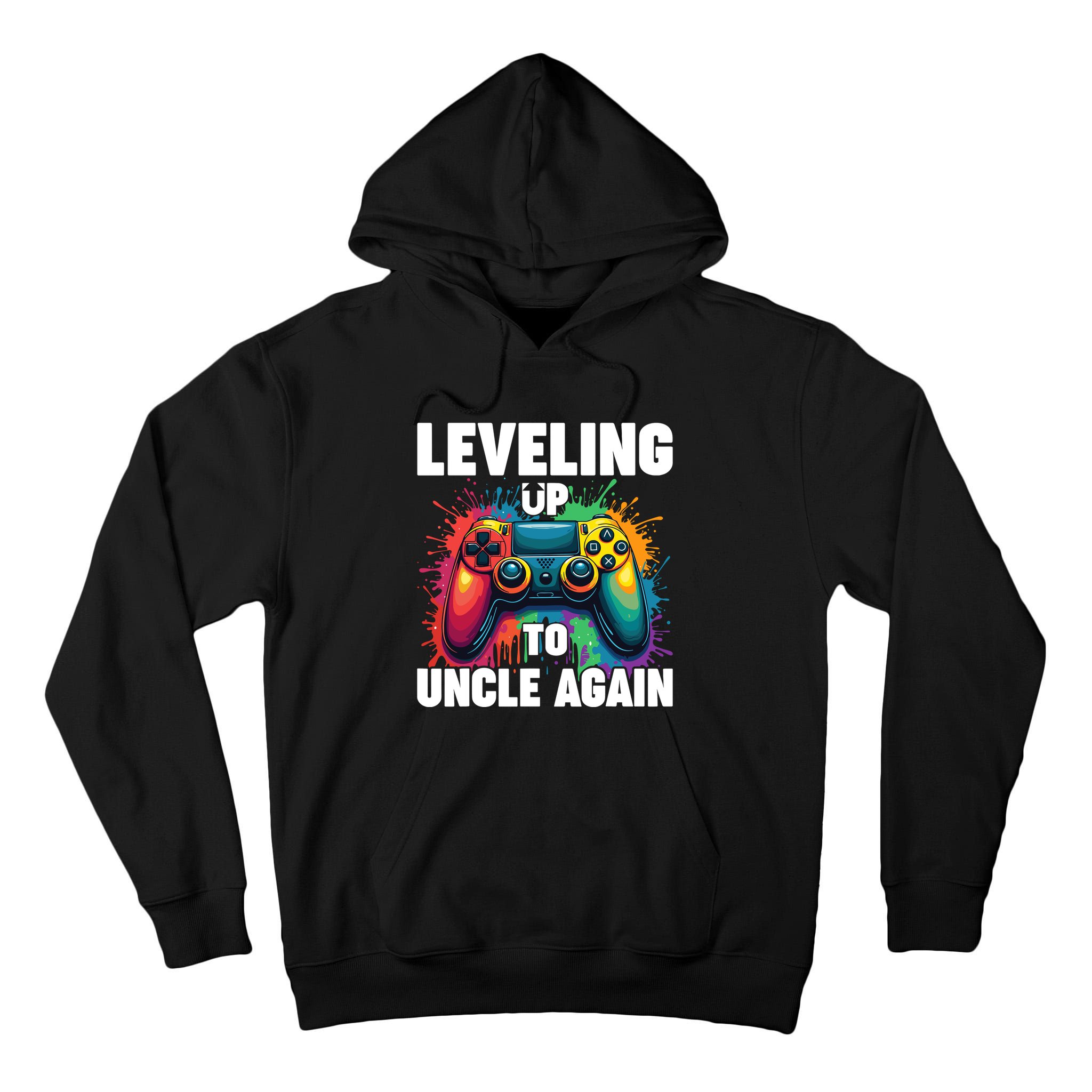 Promoted To Uncle Gender Reveal Leveling Up To Uncle Again Tall Hoodie