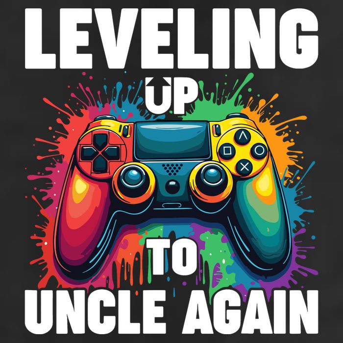Promoted To Uncle Gender Reveal Leveling Up To Uncle Again Golf Towel