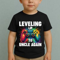 Promoted To Uncle Gender Reveal Leveling Up To Uncle Again Toddler T-Shirt
