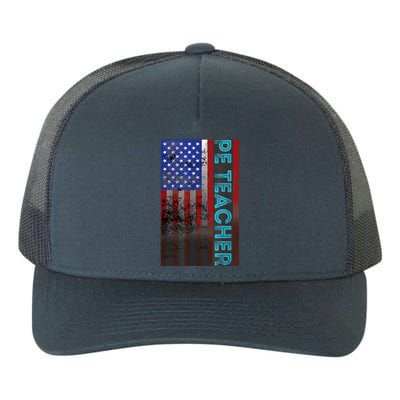 P.E. TEACHER USA Yupoong Adult 5-Panel Trucker Hat