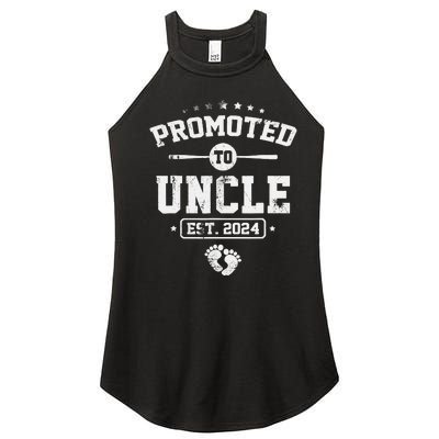 Promoted To Uncle Again 2024 Soon To Be Uncle Again Women’s Perfect Tri Rocker Tank