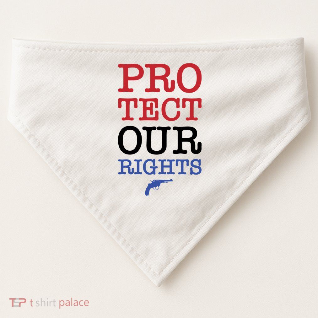 Protect Our Gun Rights USA-Made Doggie Bandana