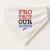 Protect Our Gun Rights USA-Made Doggie Bandana