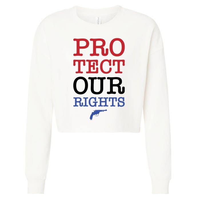 Protect Our Gun Rights Cropped Pullover Crew