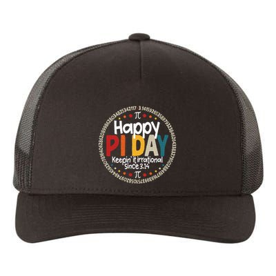 Pi Teacher Vintage 3.14 Pi Digits Yupoong Adult 5-Panel Trucker Hat