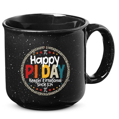 Pi Teacher Vintage 3.14 Pi Digits 15oz Campfire Ceramic Mug