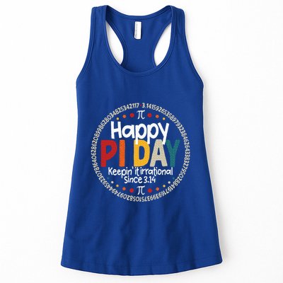 Pi Teacher Vintage 3.14 Pi Digits Womens Tank Top