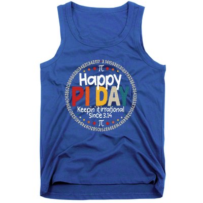 Pi Teacher Vintage 3.14 Pi Digits Tank Top