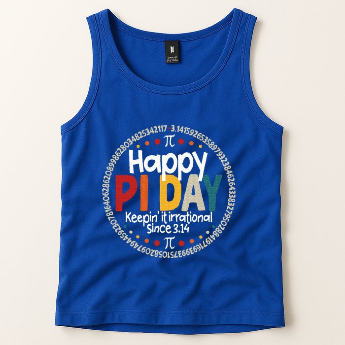 Pi Teacher Vintage 3.14 Pi Digits Tank Top