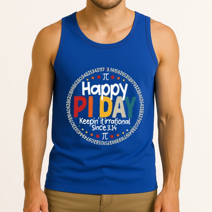 Pi Teacher Vintage 3.14 Pi Digits Tank Top