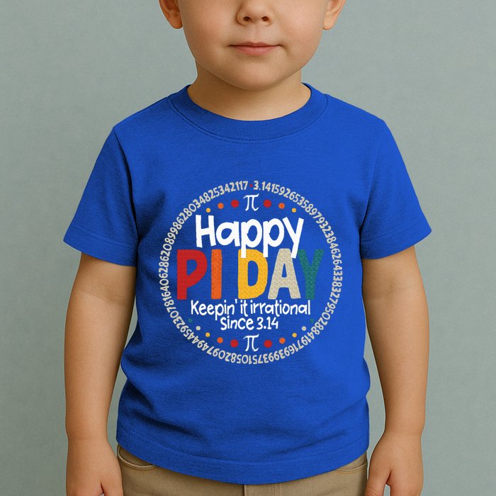 Pi Teacher Vintage 3.14 Pi Digits Toddler T-Shirt