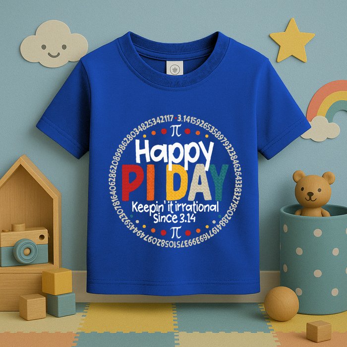 Pi Teacher Vintage 3.14 Pi Digits Toddler T-Shirt