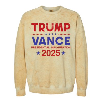 President Trump Vance Inauguration Day 2025 Usa Colorblast Crewneck Sweatshirt