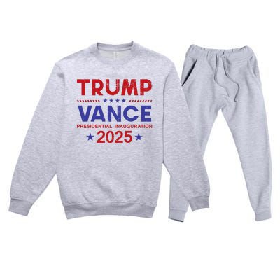 President Trump Vance Inauguration Day 2025 Usa Premium Crewneck Sweatsuit Set