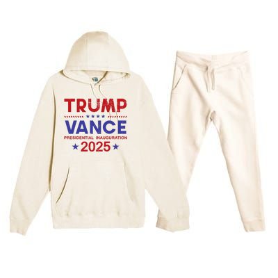 President Trump Vance Inauguration Day 2025 Usa Premium Hooded Sweatsuit Set