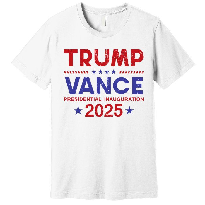 President Trump Vance Inauguration Day 2025 Usa Premium T-Shirt