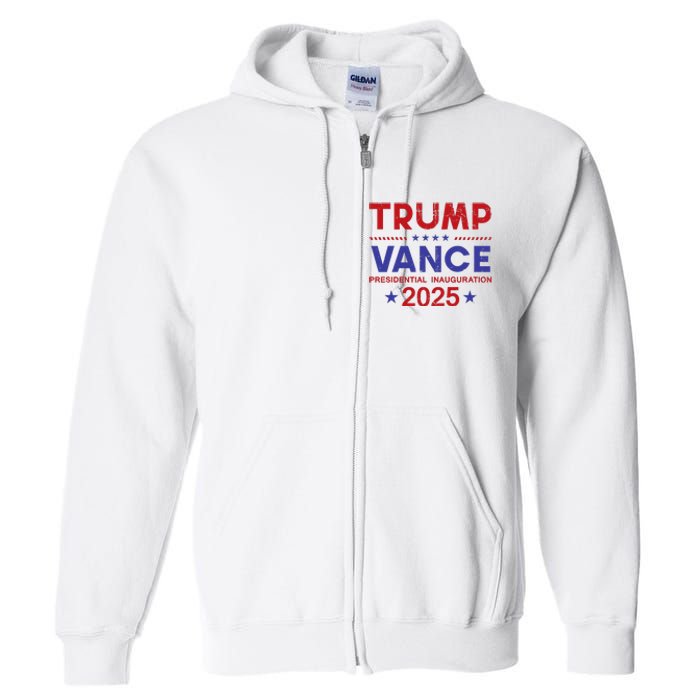 President Trump Vance Inauguration Day 2025 Usa Full Zip Hoodie