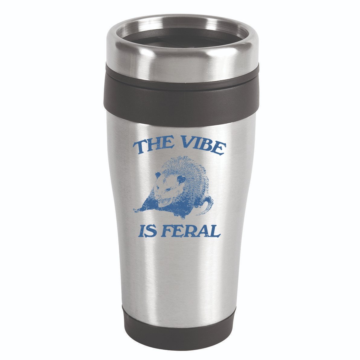Possum The Vibe Is Feral 16oz Travel Tumbler