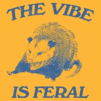 Possum The Vibe Is Feral Pom Pom 12in Knit Beanie