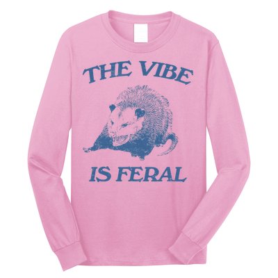 Possum The Vibe Is Feral Long Sleeve Shirt