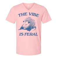 Possum The Vibe Is Feral V-Neck T-Shirt
