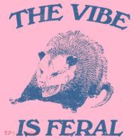 Possum The Vibe Is Feral Kids T-Shirt