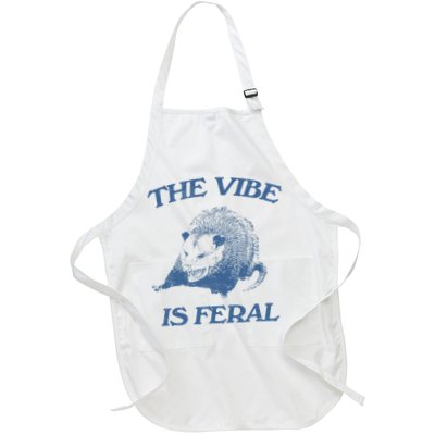 Possum The Vibe Is Feral Apron