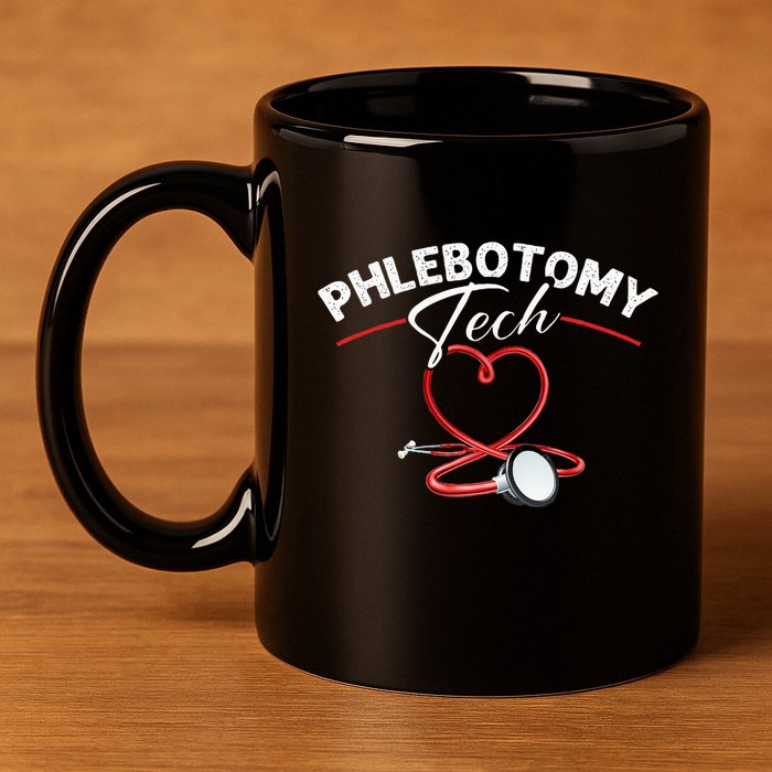 Phlebotomy Tech Veins Phlebotomy Technician Phlebotomist 11oz C Handle Ceramic Mug