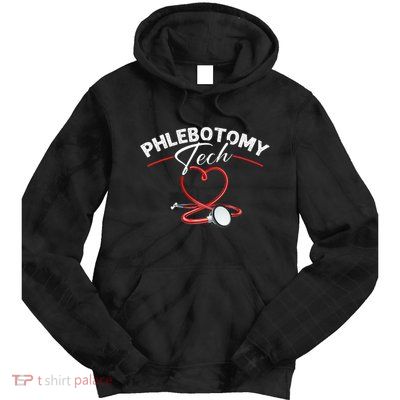 Phlebotomy Tech Veins Phlebotomy Technician Phlebotomist Tie Dye Hoodie