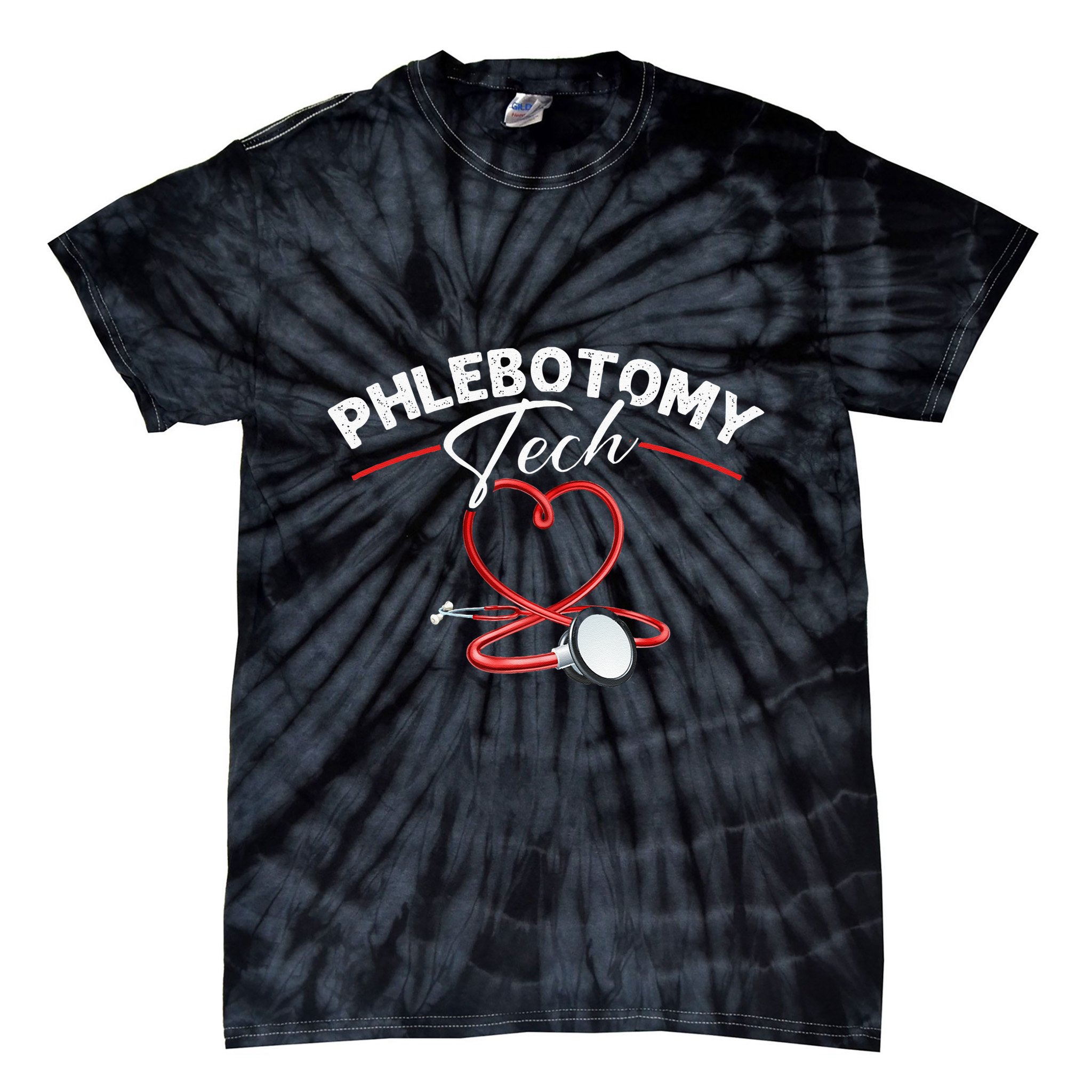 Phlebotomy Tech Veins Phlebotomy Technician Phlebotomist Tie-Dye T-Shirt