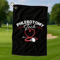 Phlebotomy Tech Veins Phlebotomy Technician Phlebotomist Golf Towel