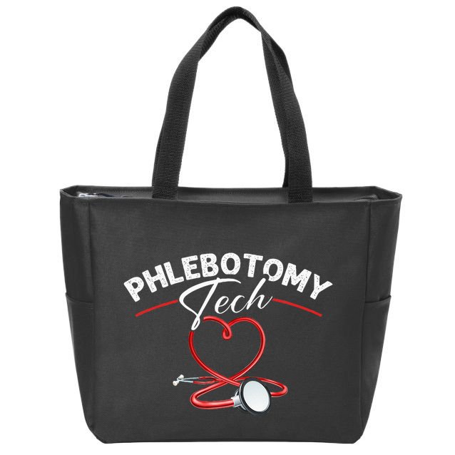 Phlebotomy Tech Veins Phlebotomy Technician Phlebotomist Zip Tote Bag