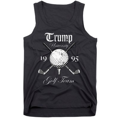 Pro Trump Vintage University Golf Team Funny Gift Tank Top